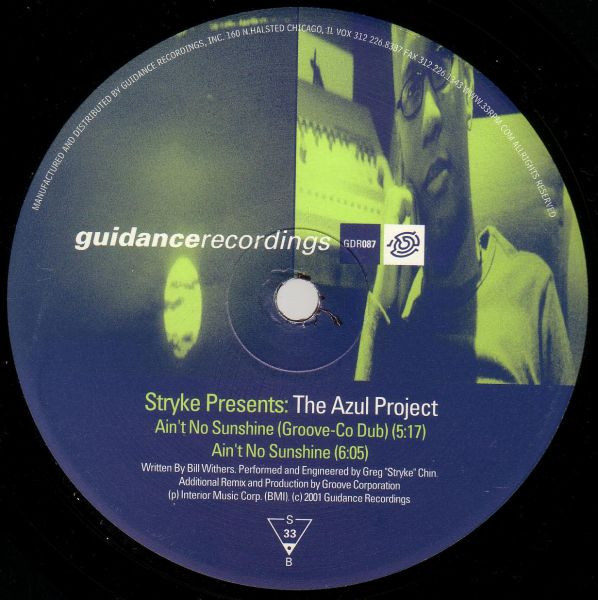 Stryke Presents: The Azul Project - Ain't No Sunshine | Guidance Recordings (GDR087) - 2 Stryke Presents: The Azul Project - Ain't No Sunshine | Guidance Recordings (GDR087) - 2