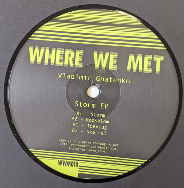 Vladimir Gnatenko - Storm EP | Where We Met (WWM010) - 2