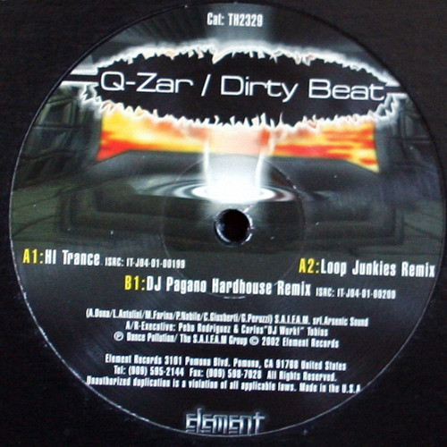 Q-Zar - Dirty Beat | Element Records (TH2329)