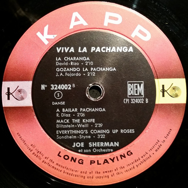 Joe Sherman And His Orchestra - Viva La Pachanga | Kapp Records (No 324002) - 4