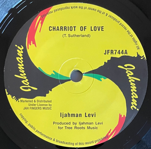 Ijahman Levi - Charriot Of Love | Jahmani (JFR744)