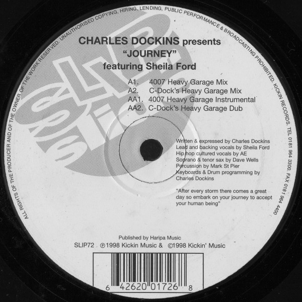 Charles Dockins  &  Sheila Ford - Journey | Slip 'n' Slide (SLIP72)