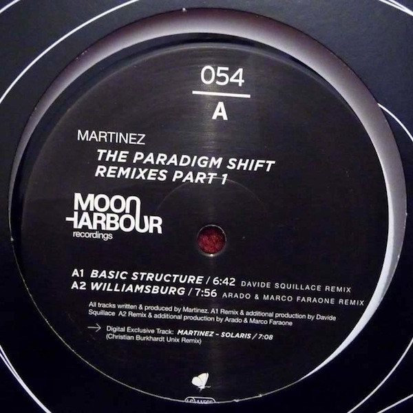 Martinez - The Paradigm Shift (Remixes Part 1) | Moon Harbour Recordings (MHR054-6) - main