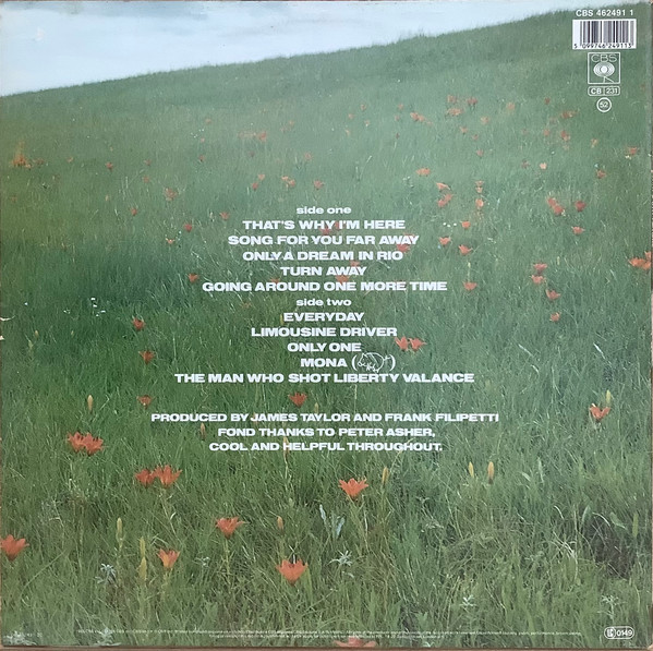 James Taylor - That's Why I'm Here | CBS (CBS 462491 1) - 3 James Taylor - That's Why I'm Here | CBS (CBS 462491 1) - 3