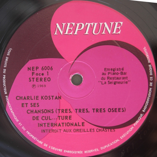 Charlie Kostan - Charlie Kostan Et Ses Chansons | Neptune (NEP 6006) - 3