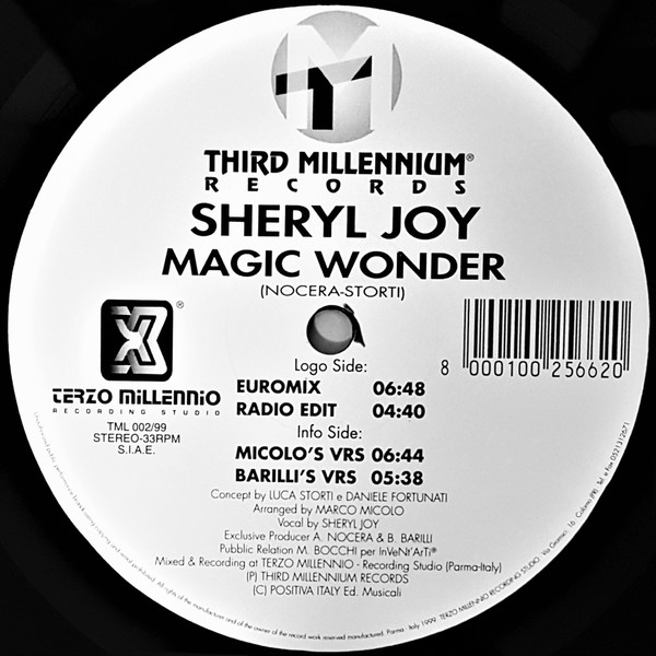 Sheryl Joy - Magic Wonder | Third Millennium Records (TML 002)