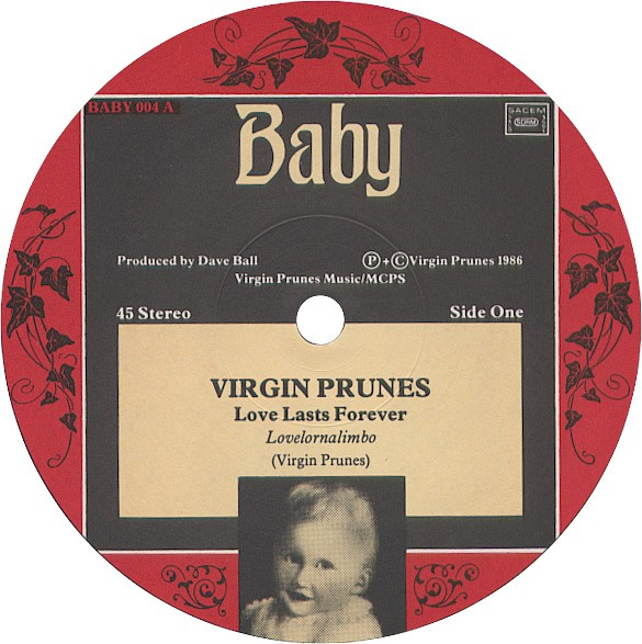 Virgin Prunes - Love Lasts Forever | Baby Records (BABY 004) - 3