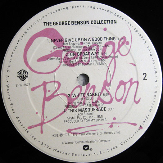 George Benson - The George Benson Collection | Warner Bros. Records (2HW 3577) - 3