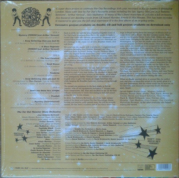 Far Out Monster Disco Orchestra - The Far Out Monster Disco Orchestra | Far Out Recordings (FARO 181 DLP) - 2