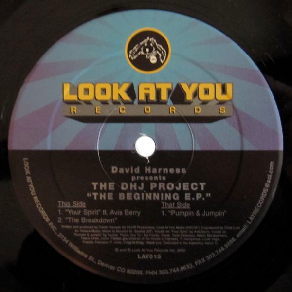 David Harness Presents The DHJ Project - The Beginning E.P. | Look At You Records (LAY015)