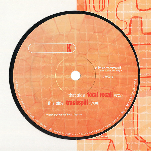 K - Total Recall / Trackspill | Thermal Recordings (THE011)