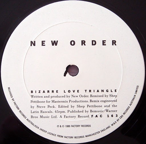 New Order - Bizarre Love Triangle | Factory Records Australasia (FAC 163) - 3 New Order - Bizarre Love Triangle | Factory Records Australasia (FAC 163) - 3
