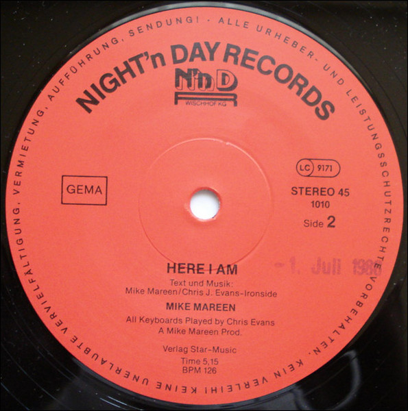 Mike Mareen - Dancing In The Dark | Night'n Day Records (1010) - 4