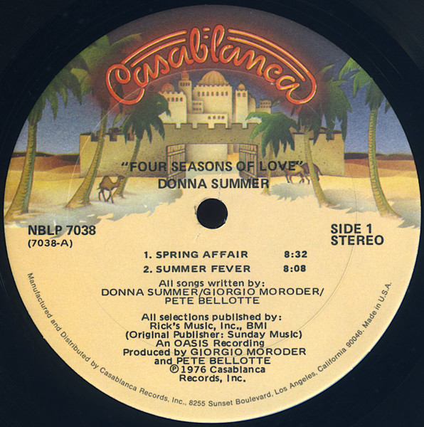 Donna Summer - Four Seasons Of Love | Casablanca (NBLP 7038) - 3