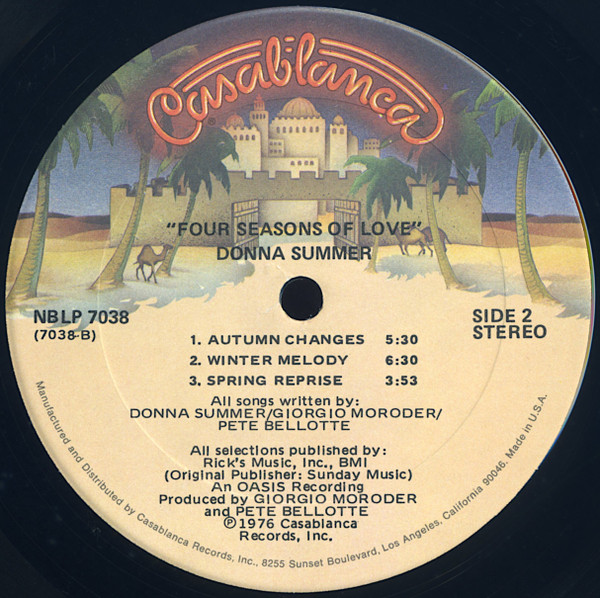 Donna Summer - Four Seasons Of Love | Casablanca (NBLP 7038) - 4