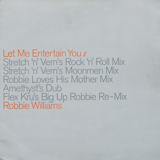 Robbie Williams - Let Me Entertain You | Chrysalis (12CHSDJD 5080) Robbie Williams - Let Me Entertain You | Chrysalis (12CHSDJD 5080)