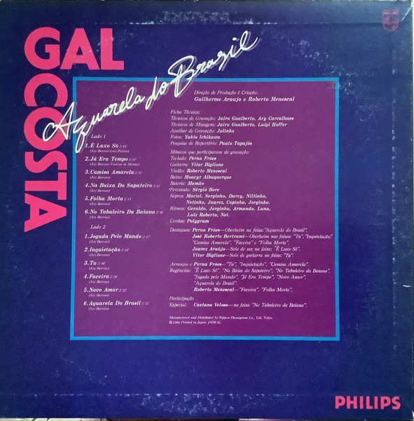 Gal Costa - Aquarela do Brasil | Philips (28PP-4) - 4