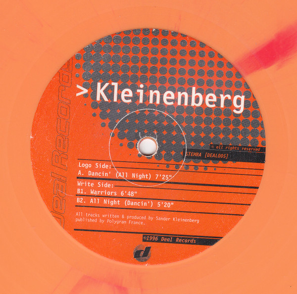 Sander Kleinenberg - Dancin' (All Night) | Deal Records (DEAL 005) - 3