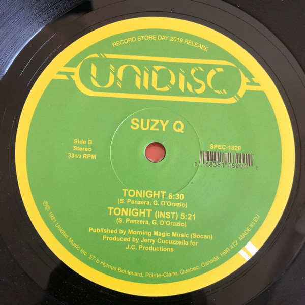 Punkin Machine / Suzy Q - I Need You Tonight / Tonight | Unidisc (SPEC-1820) - 2