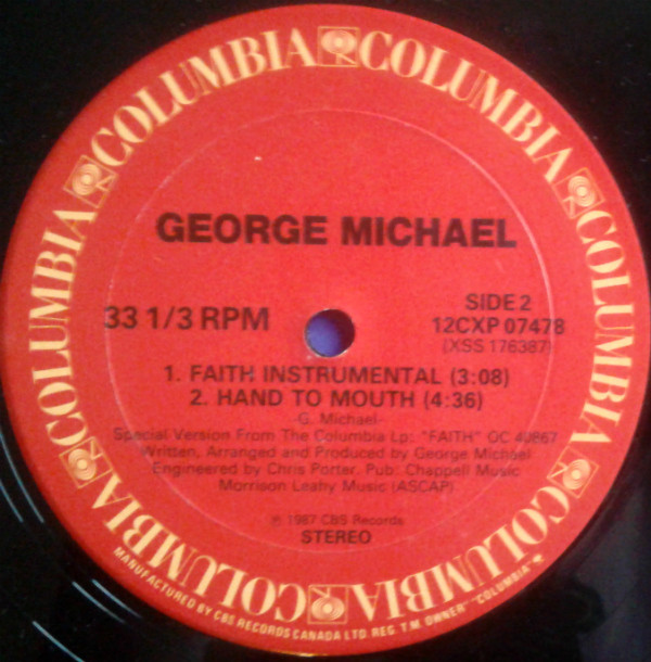 George Michael - Faith | Columbia (12CXP-07478) - 4