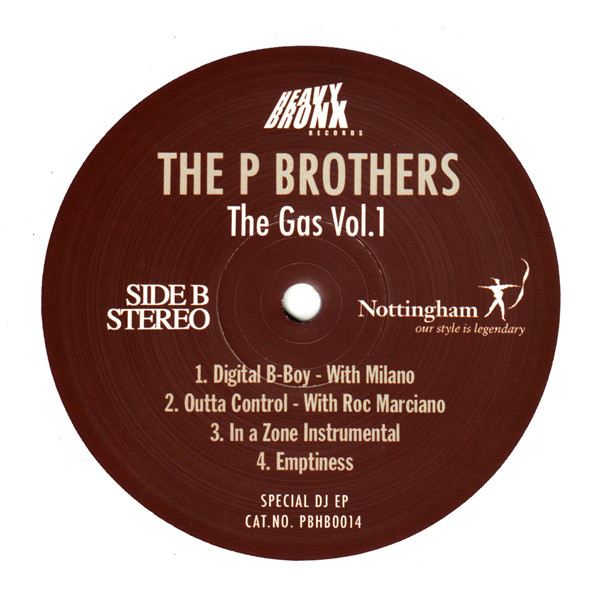 P Brothers - The Gas Vol. 1 | Heavy Bronx Records (PBHB0014) - 2