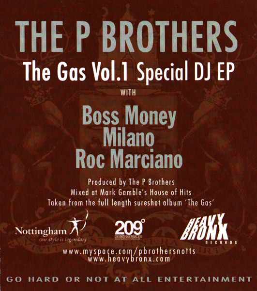 P Brothers - The Gas Vol. 1 | Heavy Bronx Records (PBHB0014) - 3