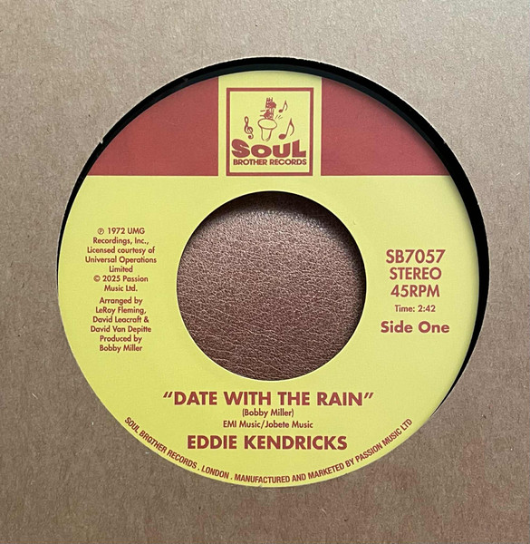 Eddie Kendricks - Date With The Rain / Intimate Friends | Soul Brother Records (SB7057)