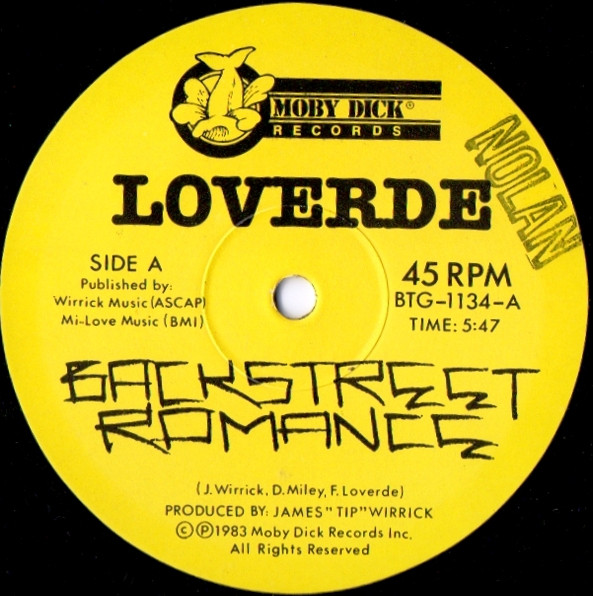 Loverde - Backstreet Romance | Moby Dick Records (BTG-1134) - 3