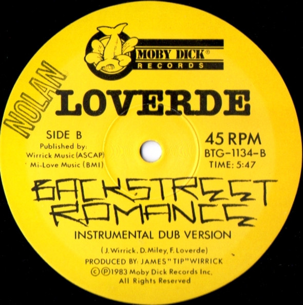 Loverde - Backstreet Romance | Moby Dick Records (BTG-1134) - 4
