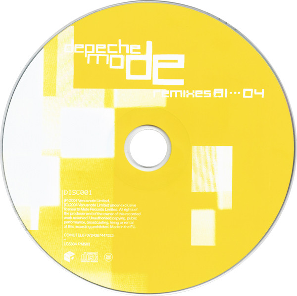 Depeche Mode - Remixes 81··04 | Mute (CDMUTEL8) - 3