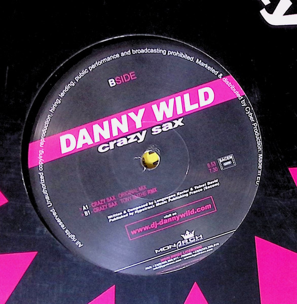 Danny Wild - Crazy Sax | Monarch Records (Monarch 002) - 2