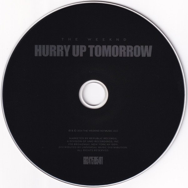The Weeknd - Hurry Up Tomorrow | XO (602475195481) - 3 The Weeknd - Hurry Up Tomorrow | XO (602475195481) - 3