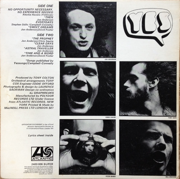 Yes - Time And A Word | Atlantic (2400 006) - 2