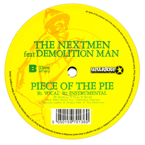 The Nextmen - Blood Fire / Piece Of The Pie | Antidote (ANTTW 013) - main