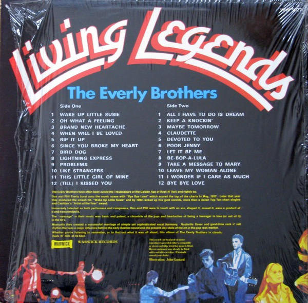 Everly Brothers - Living Legends | Warwick Records (WW 5027) - 2