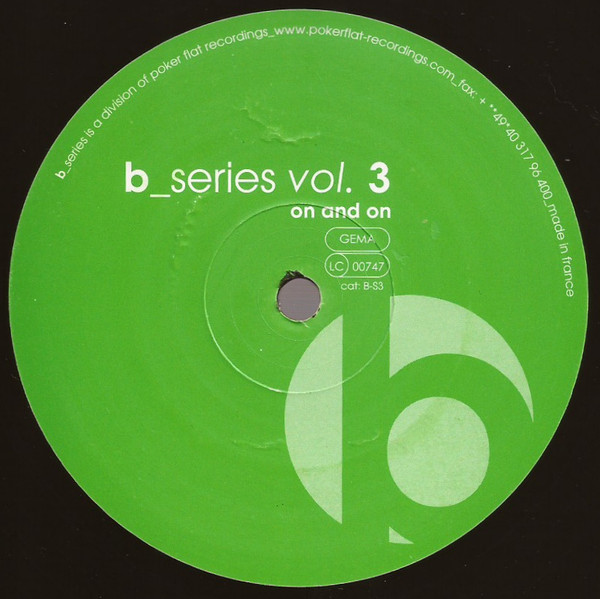 Steve Bug - B_Series Vol. 3 | B Series (B-S3) - main