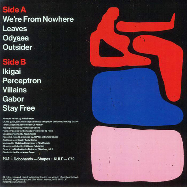 Robohands - Shapes | KingUnderground Records (KULP 072) - 2