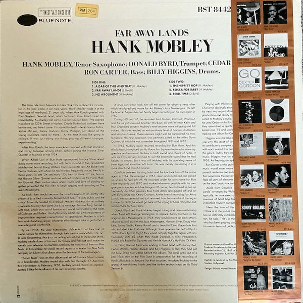 Hank Mobley - Far Away Lands | Blue Note (BST 84425) - 2