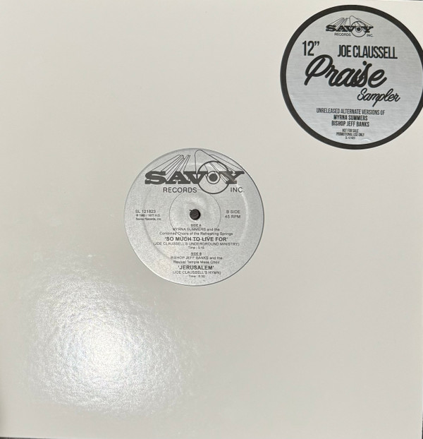 Joe Claussell - Praise Sampler | Savoy Records, Inc. (SL121823) - main