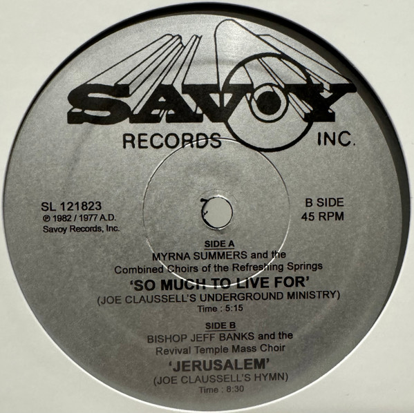 Joe Claussell - Praise Sampler | Savoy Records, Inc. (SL121823) - 2