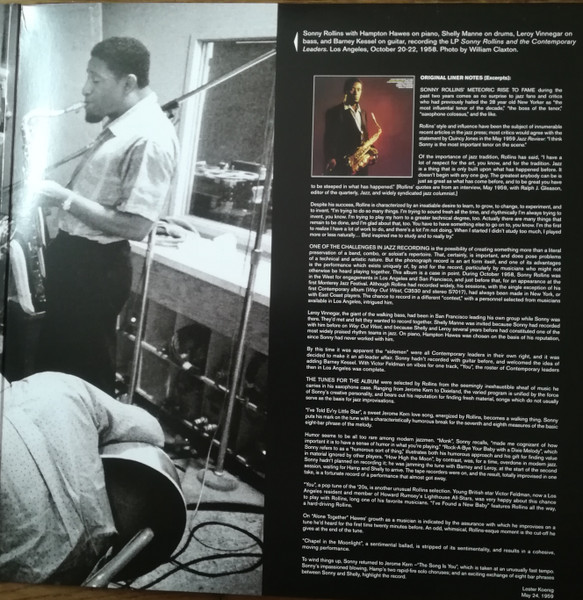 Sonny Rollins - Sonny Rollins And The Contemporary Leaders | Jazz Images (37082) - 3