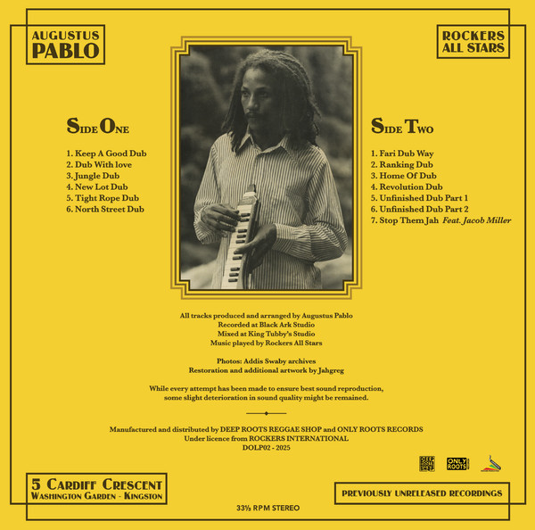 Augustus Pablo - KING TUBBYS Meets ROCKERS At 5 Cardiff Crescent, Washington Garden, Kingston | Pablo International (DOLP02) - 2