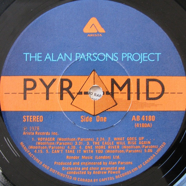 The Alan Parsons Project - Pyramid | Arista (AB 4180) - 2 The Alan Parsons Project - Pyramid | Arista (AB 4180) - 2