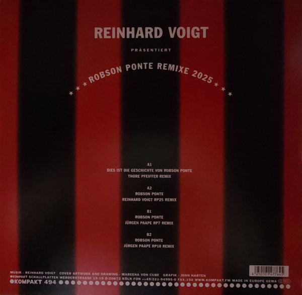 Reinhard Voigt - Robson Ponte Remixe 2025 | Kompakt (KOM 494)
