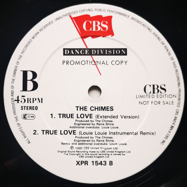 The Chimes - True Love | CBS Dance Division (XPR 1543) - main