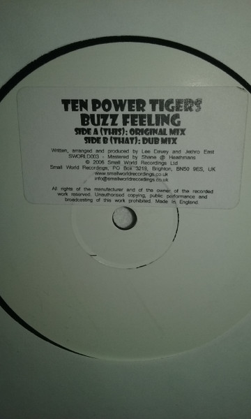 Ten Power Tigers - Buzz Feeling | Small World Recordings (Sworld003) - main