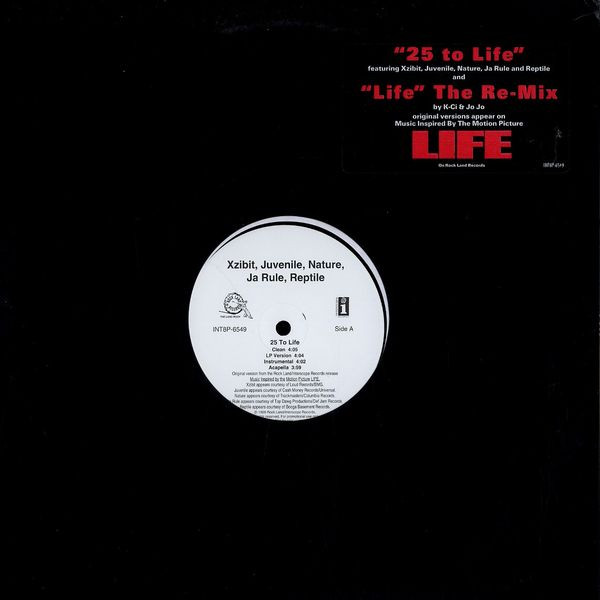 Xzibit , Juvenile , Nature , Ja Rule & Reptile / K-Ci & JoJo - 25 To Life / Life (Re-Mix) | Interscope Records (INT8P-6549)