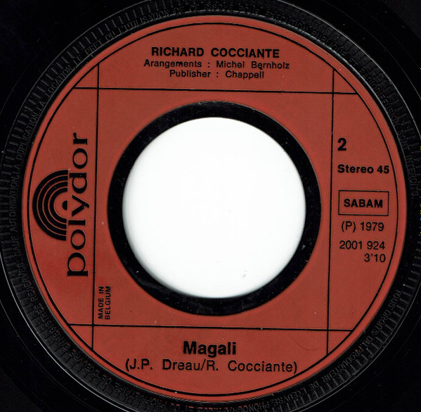 Riccardo Cocciante - Le Coup De Soleil / Magali | Polydor (2001 924) - 4