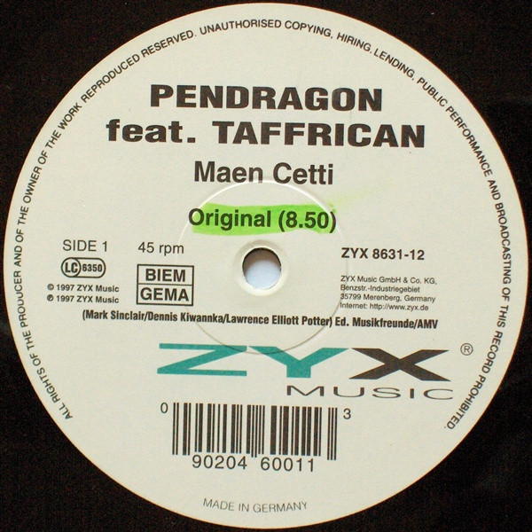 Pendragon Feat. Taffrican - Maen Cetti | ZYX Music (ZYX 8631-12)