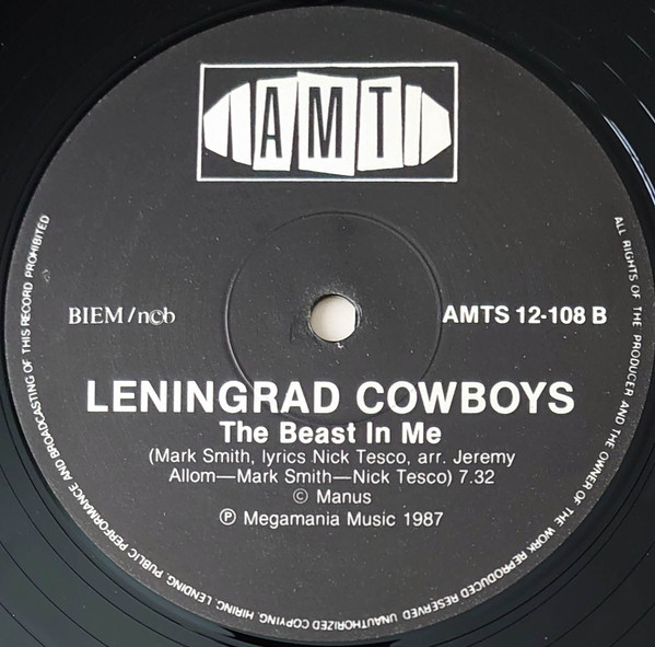 Leningrad Cowboys - In The Ghetto / The Beast In Me | AMT (AMTS 12-108) - 2